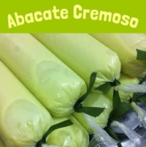 Geladinho Cremoso de Abacate Geladinho Cremoso de Abacate